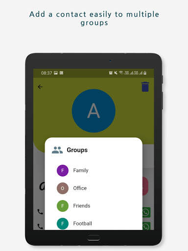 Contacts GenX - Social Profiles, Groups, Dialpad screenshot 13