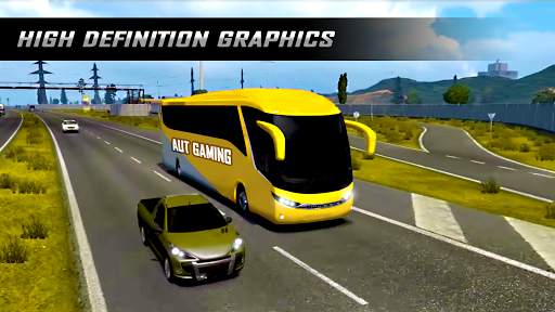 Coach bus simulation hill driving bus simulator 3d screenshot 1