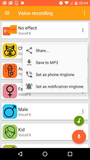 VoiceFX - Voice Changer with v screenshot 3