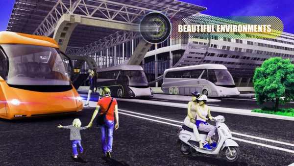 Euro Bus Simulator Game 2019 : Airport Driving 3D screenshot 2