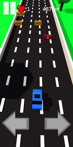 BlockDrive: Old school mini car racing game स्क्रीनशॉट 4