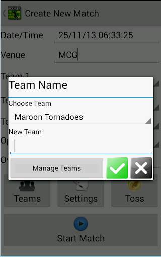 Best Cricket Scorer FREE screenshot 3