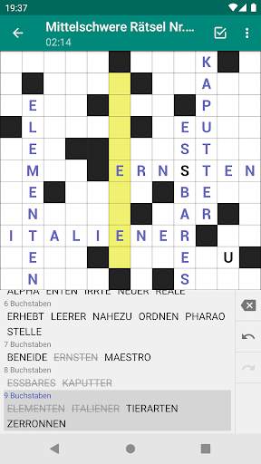 Kreuzgitter Wort Rätsel screenshot 2