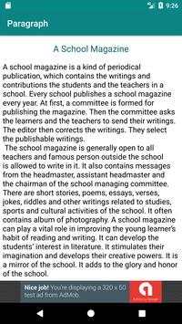 English Paragraph Writing & Paragraph Collection скриншот 6