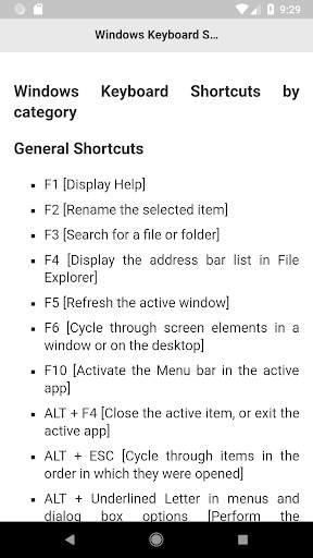 Keyboard Shortcut for Windows screenshot 3