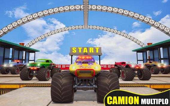 Impossible Mega Ramp Monster Truck Challenge Race screenshot 5