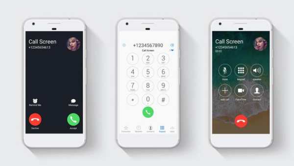 HD Phone 8 i Call Screen OS11 screenshot 1