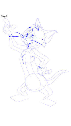 Drawing Tom Cat & Jerry Mouse screenshot 4