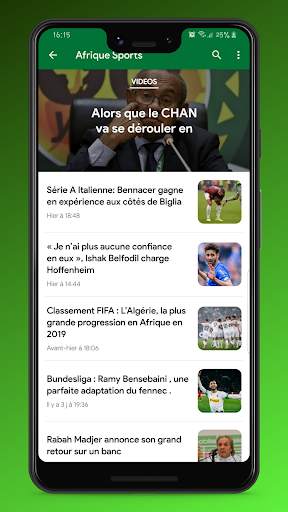 Afrique Sports screenshot 4