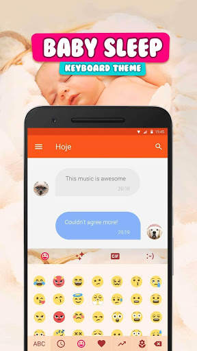 Lovely Baby Keyboard Theme screenshot 3