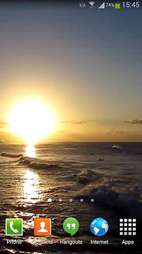 Ocean Waves Sunset Live HD 3 screenshot 7
