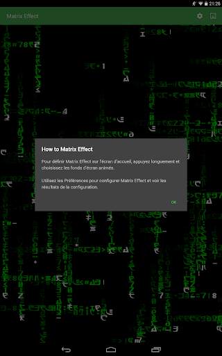 Matrix Effect Live Wallpaper screenshot 17