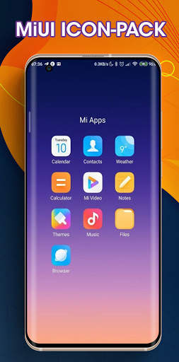 Xiaomi mi 11 Launcher, theme f screenshot 2