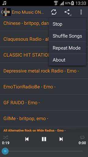 Emo Music ONLINE screenshot 2
