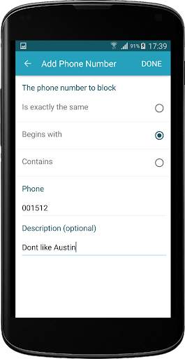 Call Blocker Lite 5 تصوير الشاشة
