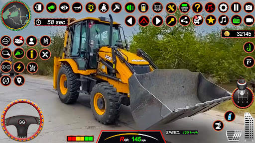 JCB 3Dx Backhoe Loader Driving screenshot 3