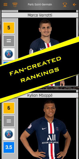 RIXEN - Football Players Rankings and Statistics 7 تصوير الشاشة