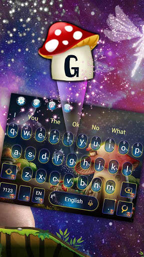 Fairy Magical Mashroom Keyboard 2 تصوير الشاشة
