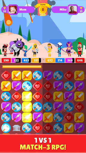 Puzzle Clash Heroes screenshot 3