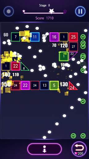 Brick Crush Saga - Glow Ball screenshot 3