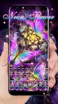 Neon Butterfly keyboard screenshot 1