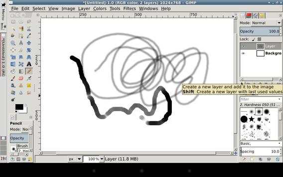GIMP Inkscape screenshot 1