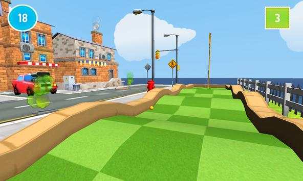 cartoon mini golf games 2 3D screenshot 1