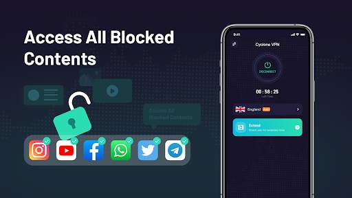 Cyclone VPN screenshot 2