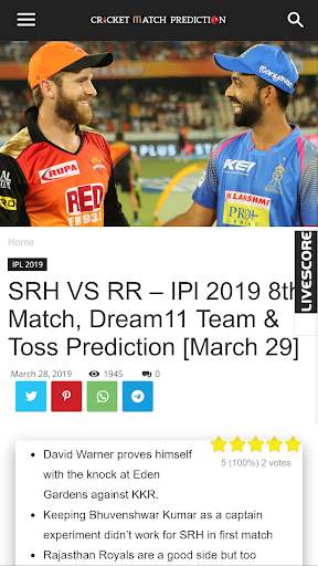 Cricket Match Predictions & Betting tips screenshot 5