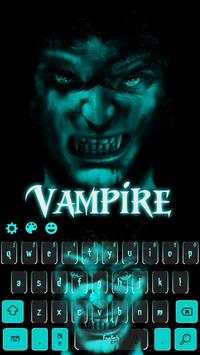 Bloody Vampire Horror Keyboard Theme स्क्रीनशॉट 1