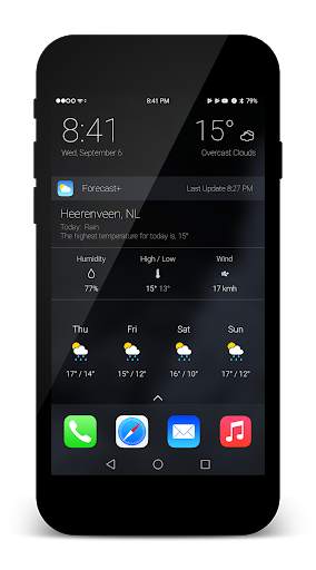 Pineapple Redesign KLWP Theme скриншот 4
