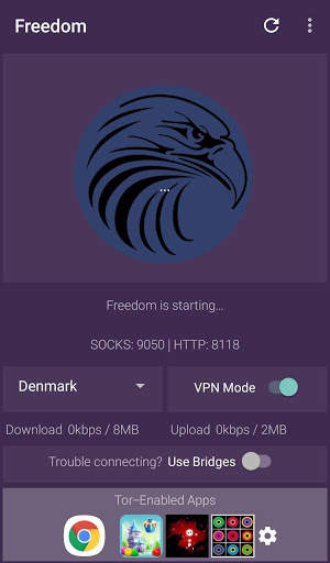 Freedom - Ultimate Free Tor VPN Proxy Server screenshot 4