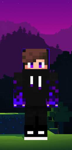 Enderman Minecraft Skin screenshot 4