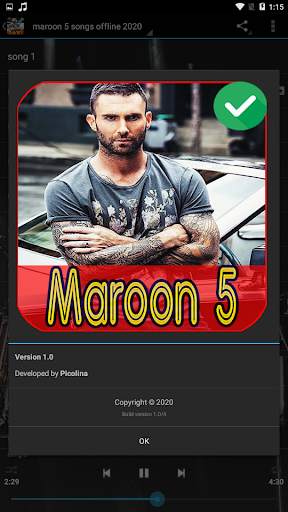 Maroon 5 songs offline 2020 screenshot 4