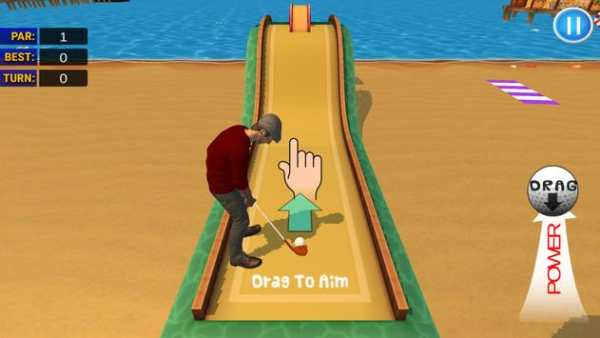 Mini Golf 3D Beach Master स्क्रीनशॉट 8