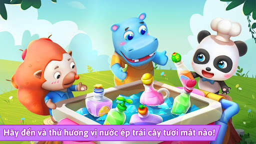 Mùa Hè của Bé Gấu Trúc: Cửa Hàng Nước Ép screenshot 5