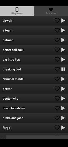tv series ringtones free screenshot 2