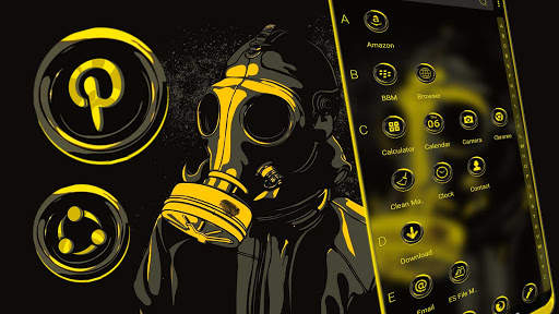 Gas Mask Boy Launcher Theme screenshot 4