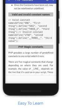 Tutorials for PHP Offline screenshot 4
