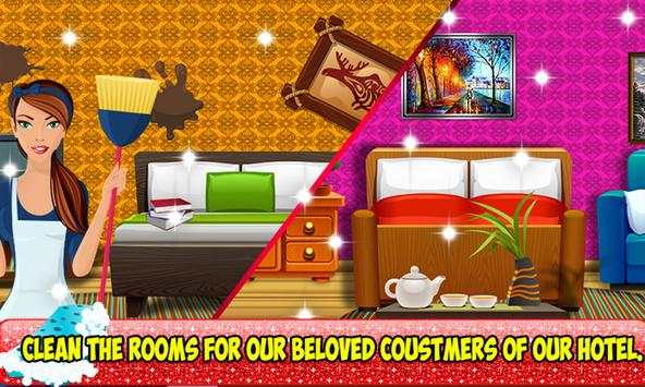 Hotel Manager : Room cleaning & Food Cooking game screenshot 11
