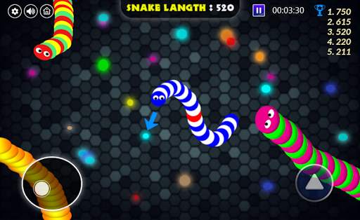 Snake - Fun Addicting Worm Slither Battle IO Games screenshot 1