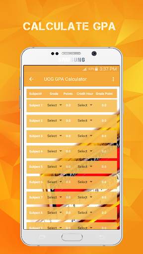 UOG GPA - CGPA Calculator screenshot 4