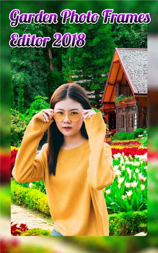 Garden Photo Frames Editor screenshot 1