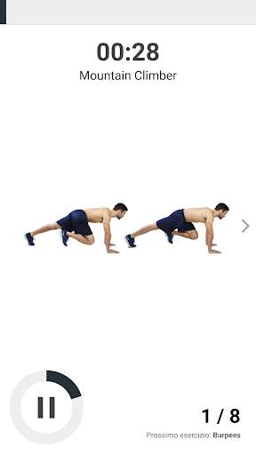 Allenamento per uomo - Allenarsi a casa screenshot 5