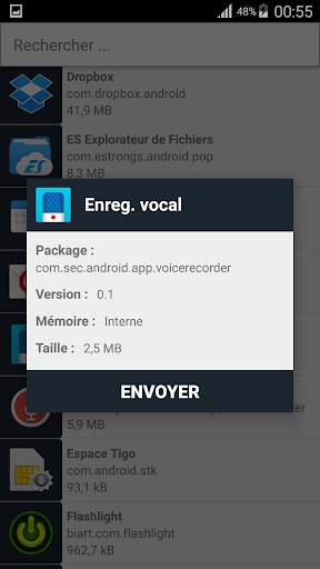 Partage d'App screenshot 2