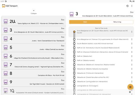 A2B. Yerevan Public Transport screenshot 11