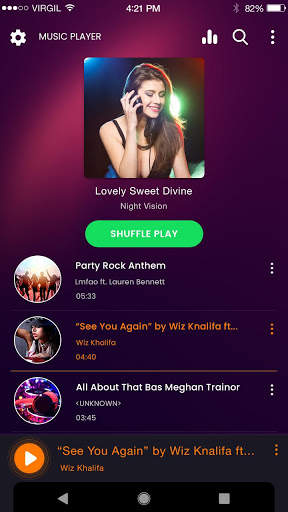 Music player screenshot 5