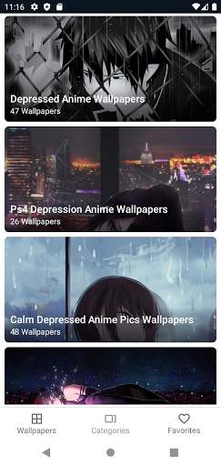 Sad Anime Wallpapers - Alone Wallpaper screenshot 3