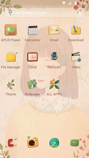 Person-APUS Launcher theme screenshot 2