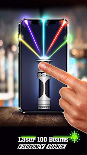 Laser 100 Beams Funny Joke screenshot 1